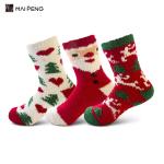 Christmas Indoor Warm Home Socks Knitted Thick Warm Fuzzy Socks