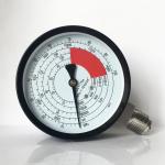 100 MPa 1400 Psi Refrigeration Pressure Gauge 80mm Stainless Steel Pressure