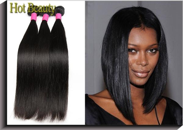 Unprocessed Brazilian Virgin Human Hair Extensions Straight Human Hair Weave