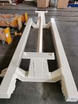 1500kg L4200mm Concrete Saw Trolley For Moving Material