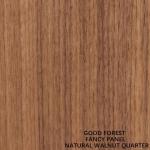 Fancy Walnut Plywood Quarter Grain Standard Size 2440*1220 Carb P1 / P2