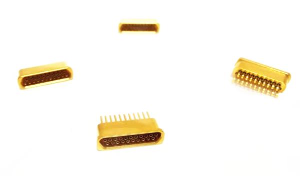 Aluminum Alloy Hermetic Socket J30J Series Connector Gold Plating