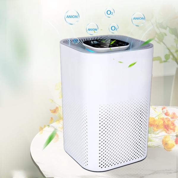 2022 New Purificador De Aire Hepa Desktop Ionized Air Purifier Negative Ion True Hepa Filter Portable Air Purifier Manufacturer
