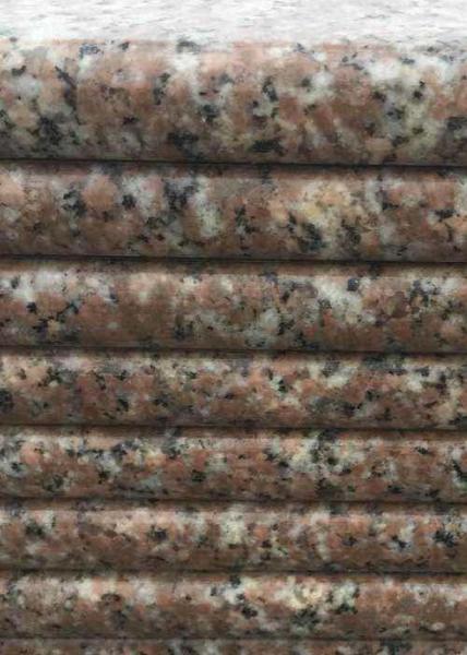 Red Color G363 Granite Stair Treads Stair Step Polished / Flamed High Performanc