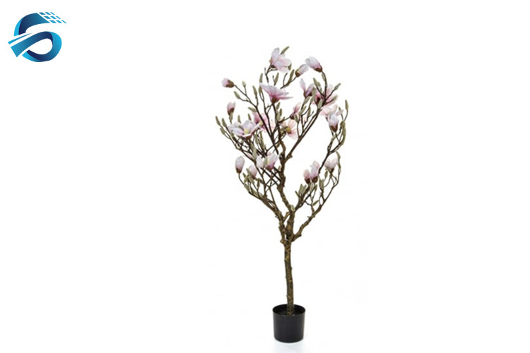 Anti Uv Artificial Magnolia Tree Fire Resistance For Tourist Attractions