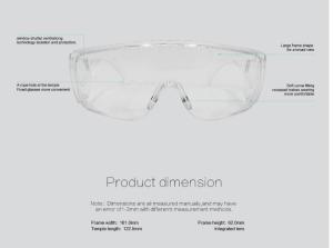 Wholesale Protective Anti Scratch Safety Glasses Safety Goggles For Laboratory Eye Protection from china suppliers