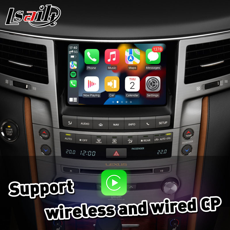 Carplay Interface for 2012-2015 Lexus LX570 LX 570 With Wireless Android Auto