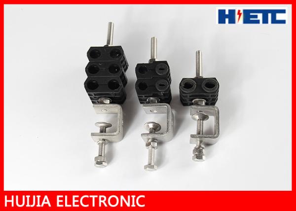 Two Hole Type Feeder Cable Clamp For 1/4 Inch Electronic Coaxial Feeder Cable