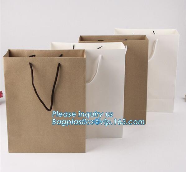High quality paper flower carrier bags with custom logo, luxury package bags for flowers,lamination printing custom shop
