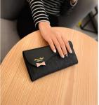 2016 new Korean retro fashion tide cute bow wallet Ms.