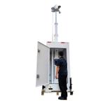 Rapid Deployment Mobile CCTV Towers For Building Sites Monitoring
