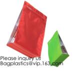 Aluminum Foil Medicine Weed Seeds Packaging bag with Zip Lock,Barrier Stand up