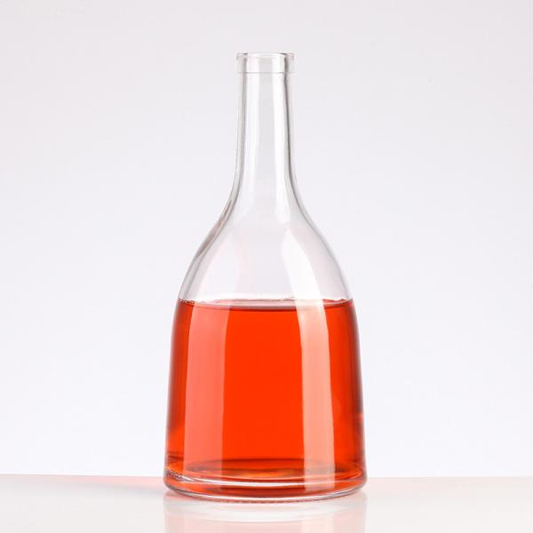 500ml 750ml Unique Shape Glass Wine Bottle for Liquor OEM/ODM Welcome within