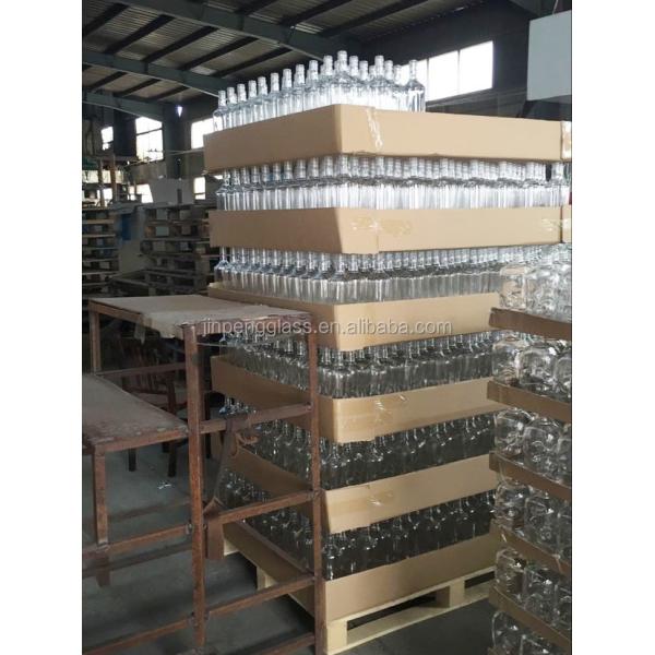 375ml Custom Logo Engraved Tear Drop Shaped Gin Rum Glass Bottle With Corks for Liquor