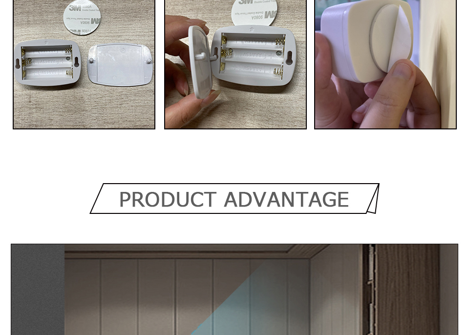 0.8W 30LM Plug In Night Lamp PIR Sensor 100 Degree For Closet Aisle Hallway