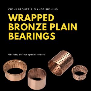 Split Bushes Bronze Bushing By Size CuSn8 Material