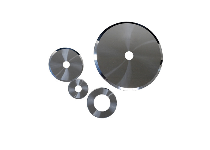 Circular Tungsten Carbide Slitter Blades For Lithium Battery With Single Sharp Edge