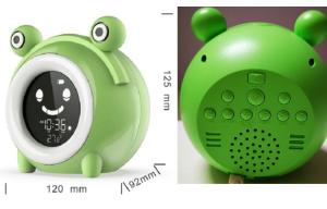 Wholesale Green Frog Kids Alarm Clock 14.5*8.6*13CM wake up light ABS Material from china suppliers