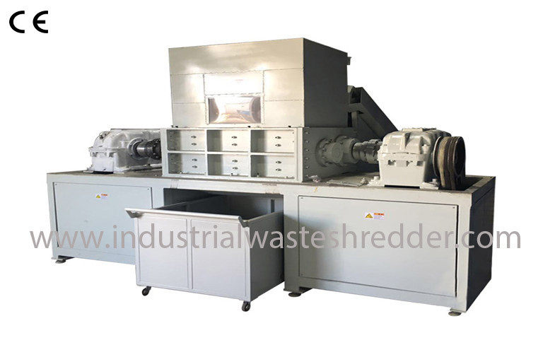 Wholesale Cardboard Bale One Shaft Shredder , Smooth Speed Industrial Scrap Shredder from china suppliers