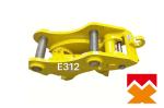 E312 Hydraulic Quick Hitch Q345B Excavator Quick Coupler
