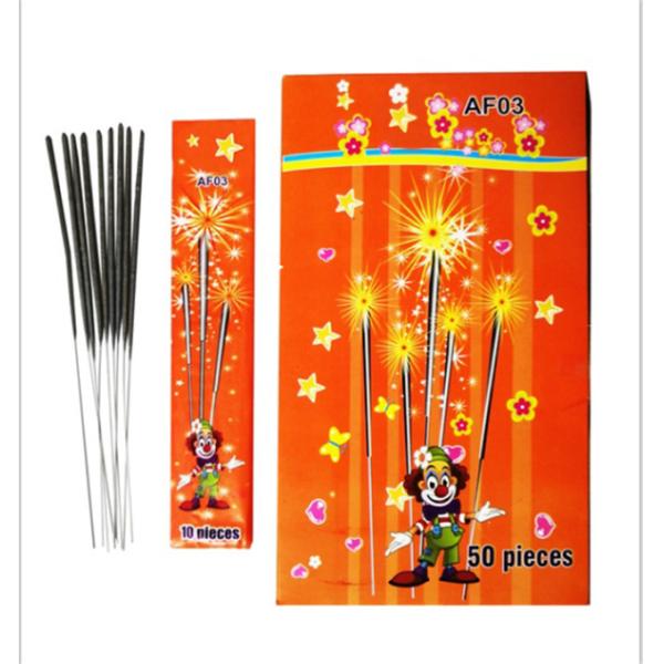 Iron Wire Shape Hand Held Sparklers 7 Inch For New Year Celebration