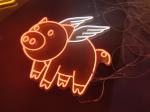 Pig neon sign kids Girls Mencave Halloween lighting pig neon sign