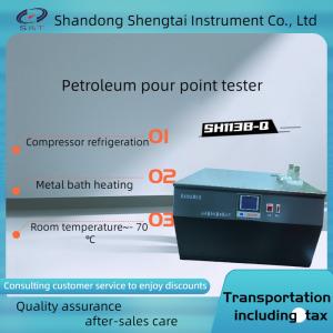 Wholesale Petroleum pour point measuring instrument cooled by compressor at room temperature~-70 ℃ from china suppliers