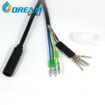 E-Bike Motor Convert Extension Cable Waterproof Connector Male 9 Pin 60cm
