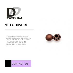 Wholesale Small Hat Decorative Brass Rivets Individualized Clothing &amp; Accessories Buttons from china suppliers