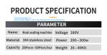 Automatic Electrical Sealing Machines, Sealer, Tray Sealer Aluminum Foil Manual