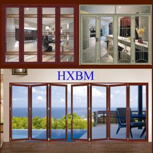 Wholesale Water Resistant Aluminium Doors With Wooden Finish With Wide Openings from china suppliers