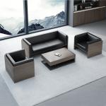 Sectional Modern Office Luxury Furniture 1 2 3 Seater Wooden Design Cowhide