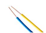 Rigid Conductor Electrical Cable Wire For Internal Wiring 300/500v , Blue Red