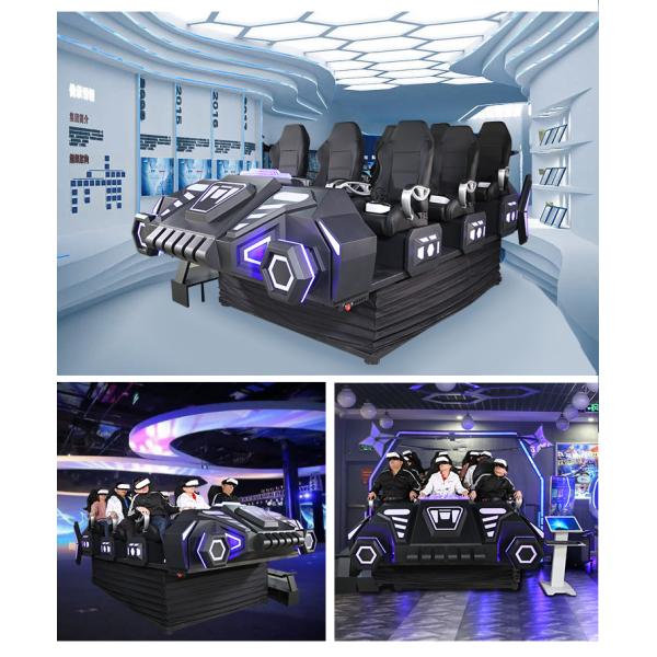 Theater 9 Seats 9D VR Simulator 360 Degree Movie Cinema Virtual Roller Coaster Simulator