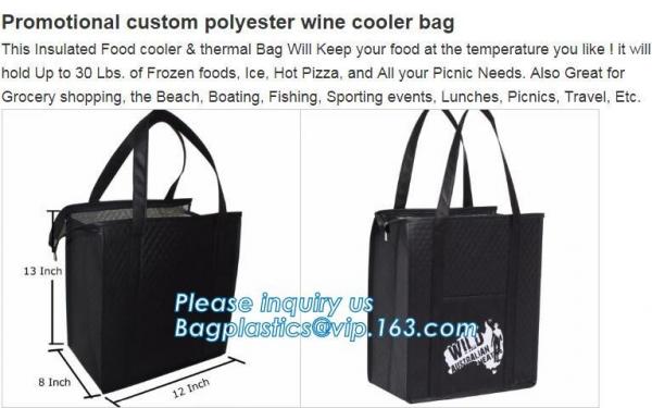 cooler bag waterproof oxford shoulder bag ice pack thermal picnic lunch box vehicle insulation bag for meal drinks pack