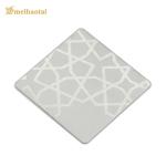 1.0mm Thk Golden Mirror Etched Stainless Steel Sheet For Elevator Cabinet