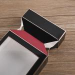 Customized Makeup Brush Packaging Box Creative Window Opening Shaped Paper Box