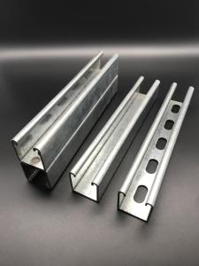 Wholesale Zinc Plated Slotted Solid 41x41 41x62 Unistrut Channel from china suppliers