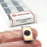 Speed APKT1604PDFR 10pcs Polished/DLC Coated Aluminum Carbide Inserts for