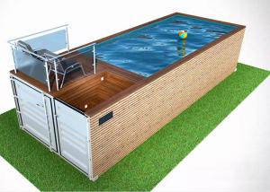 Wholesale Topshaw Customize Free Design 20ft 40ft Australia DIY Shipping Container Pools from china suppliers