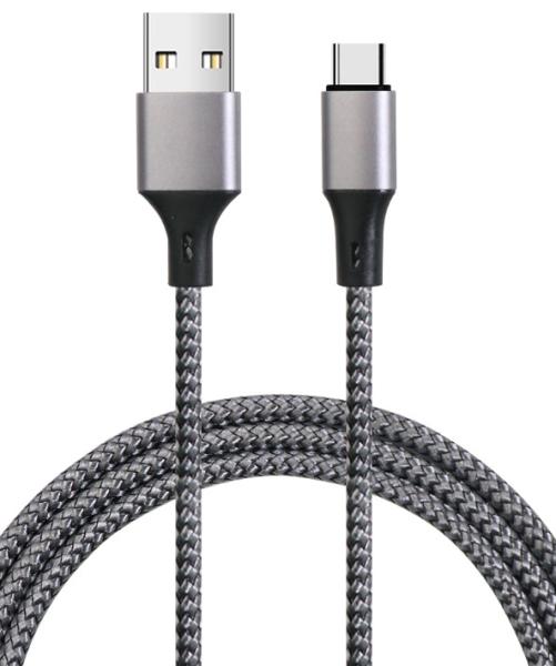 TPE Aluminum Braided USB Cable Fast Charging Data Military-Grade Braided Cable –