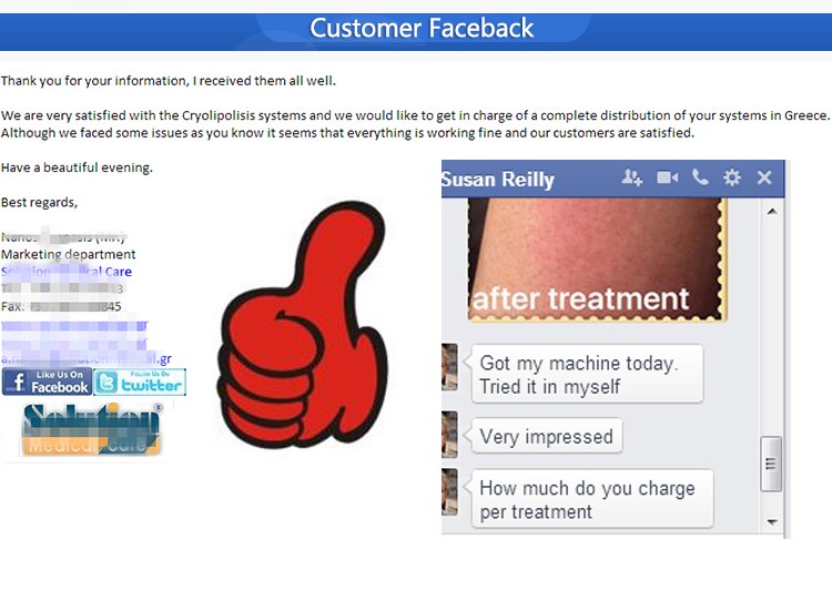 Cryo+ vacuum+ RF + Cavitation multifunctional machine for body slimming and weight loss, skin rejuvenation