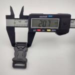 SGS ODM Contoured Side Release Buckle 48.2mmX20.7mm Side Squeeze Clips