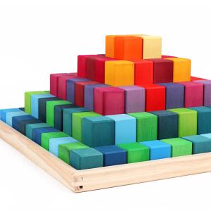 Wholesale ISO9001 1001 Night Wooden Rainbow Stacker Toy Beech Rome Grimms from china suppliers