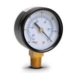 Stainless Steel RO System Accessories Glycerin Filled Pressure Gauge 100mm