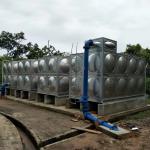 Stainless Steel Sectional Panel Modular Drinking Water Storage Tank