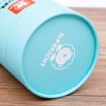 Eco friendly Round Food Grade Cylinder Tube Luxury Custom Logo Cardboard Gift
