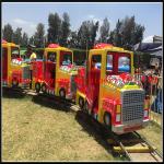 10% disaccount of 31M track 16seats truck shape electric rail trains for kiddies
