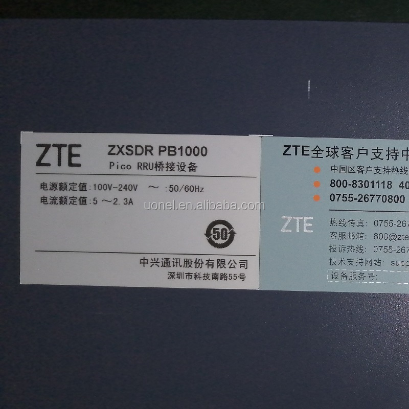 ZTE ZXSDR PB1000 Pico RRU CDMA QCell ZXUR Outdoor PBridge Pico eNobe B Units PB1120A PB1124F PSU-AC POWER