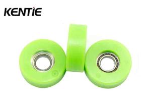Wholesale ZZ Shields Low Friction Ball Bearing Pulley POM Coat R188 4*12.7*4.8mm Green Color from china suppliers